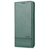 For Google Pixel 6 AZNS Magnetic Calf Texture Horizontal Flip Phone Leather Case(Dark Green)