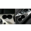 Car Left Drive Carbon Fiber Water Cup Panel Decorative Sticker for Infiniti Q50 / Q60 2014-2020
