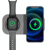 2 In 1 Wireless Charger Suitable For Apple/QI Mobile Phone & Apple Watch (Black)