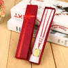 3 PCS Rectangular Rose Bow Gift Box Necklace Box Jewelry Box, Random Color Delivery