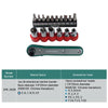 ProsKit 1PK-202B 16 In 1 Socket Driver Head Ratchet Wrench Set