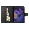 For Samsung Galaxy Tab A8 10.5 2021 X200 / X205 Butterfly Flower Embossing Pattern Leather Tablet Case(Black)