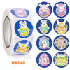 Easter Bunny Egg Cartoon Decoration Sticker, Size: 2.5cm / 1 Inch(HA040)