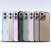 For iPhone 13 Nano Semi-transparent Frosted Skin Feel Phone Case(Sky Blue)