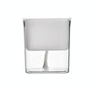 Hydroponic Transparent Visible Plastic Flower Pot, Size: 10x10x11.3cm(Translucent)