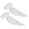 3 in 1 PU Heel Pad Thickened Heel Stick Arch Pad Half Size Pad for Women High Heels, Size: Free Size(Transparent)