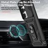 For Samsung Galaxy S25 Ultra 5G Sliding Camshield Holder Phone Case(Black)