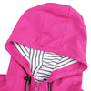 Women Waterproof Rain Jacket Hooded Raincoat, Size:XL(Blue)