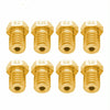 8 PCS Bugatti 3D Printer Accessories E3D-V5 V6 Nozzle M6 Thread Consumables Hot Nozzle, Size:1.75/0.25mm