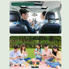 F304 Double-head Hose Built-in Lithium Battery USB Car Fan, Color: Green Gold