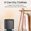 1L 36W Air Dehumidifier for Home Damp Drying Clothes with 7 colors Light EU Plug(White)