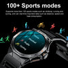 LEMFO K62 1.43 inch AMOLED Round Screen Smart Watch Supports Bluetooth Calls(Black)