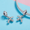 S925 Sterling Silver Cute Balloon Dog Charm DIY Bracelet Accessory, Style:Bead+Chain