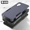 For Samsung Galaxy XCover7 2 in 1 PC + TPU Phone Case(Dark Blue)