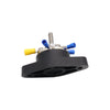 5/16 inch M8 RV Yacht 8-way Terminal Stud with 2pcs M5x20 Screws + Terminals(Black)