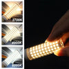 E12 15W 136 LEDs SMD 2835 Dimmable Corn Light Bulb, AC110-130V(Warm White Light)