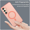 For Samsung Galaxy S24 FE 5G MagSafe Frosted Translucent TPU + PC Full Coverage Phone Case(Red)