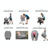 Multifunctional Enlarged Stroller Windshield Breastfeeding Towel Baby Seat Cover(Arrow)