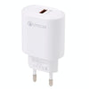 LZ-2117 18W QC3.0 3.1A USB Fast Charger, EU Plug(White)