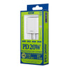 REMAX RP-U68 Speedy Series 20W USB+USB-C/Type-C Interface Fast Charger, Specification:UK Plug(White)
