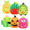 Vegetable Fruit Series Cartoon Plush Kids Backpack Children School Bags(Avocados)