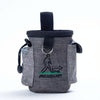 Dog Treat Training Bag with Poo Bag Dispenser (Light Grey)