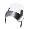 HONGPA DY-002 5-7 Inch Retro Motorcycle Modified PC Windshield(Transparent)