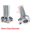 For Harley 883 / 1200 Aluminum Alloy Motorcycle Throttle Twist Oil Twist Oiler, Size: 25mm(Silver)