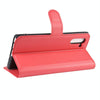 Litchi Texture Horizontal Flip Leather Case for Galaxy Note 10, with Wallet & Holder & Card Slots(red)