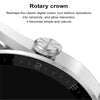 DT3 Mini 1.19 inch Silicone Watchband Color Screen Smart Watch(Silver)