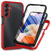 For Samsung Galaxy A16 5G Starry Sky Solid Color Series PC + TPU Phone Case with PET Film(Red)