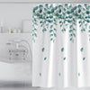 150x180cm Simple Fresh Style Home Shower Curtain Waterproof Thickened Bathroom Curtain Cloth With Hooks