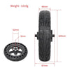 For Xiaomi M365 Electric Scooter 8.5-inch Rear Wheel  Solid Shock-absorbing Honeycomb Tire with Hub(Black)