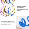 5 PCS 70cm PVC Spiral Ornaments Christmas Kindergarten Classroom Birthday Party Scene Layout Hanging Sequin Ornaments(Red)