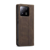For Xiaomi 13 Pro CaseMe 013 Multifunctional Horizontal Flip Leather Phone Case(Coffee)