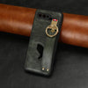For Asus ROG Phone 5 ZS673KS Wristband Leather Back Phone Case(Green)