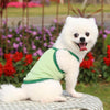 Avocado Green Mesh Pet Vest Set, 2pcs, XL (Small Dog/Cat)