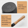 Medical Stone Deepened Mini Gas Special Oil Pan Butter Melting Soup Pot with Diversion Port(White)
