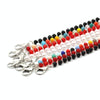Mask Lanyard Handmade Crystal Bead Chain Anti-Drop Hanging Glasses Chain, Color:Colorful
