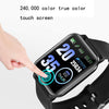 Y12 1.1 inch Screen Smart Bracelet, IP67 Waterproof, Support NFC/ Bluetooth Call/ Sleep Monitoring/ Heart Rate Monitoring/ Blood Pressure Monitoring(Red)
