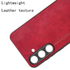 For Samsung Galaxy S25+ 5G Cow Pattern Sewing Back Cover Phone Case(Red)