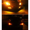 2 PCS 1156 / BAU15S DC12V / 18W / 1080LM Car Auto Turn Lights with SMD-3014 Lamps (Yellow Light)