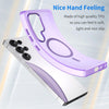 For Samsung Galaxy S25 Ultra MagSafe Frosted Translucent TPU + PC Full Coverage Phone Case(Dark Purple)