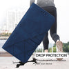 For Samsung Galaxy A06 5G Crossbody 3D Embossed Flip Leather Phone Case(Blue)