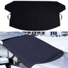 Automobile Silver Coated Cloth Sunshade Snow Shield, Style: Front Rubber Band