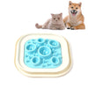 Slow Feeder Dog & Cat Bowl - Anti-Skid, Anti-Choke (Blue)