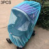 3 PCS 150cm Baby Pushchair Mosquito Insect Shield Net Safe Infants Protection Mesh Stroller Accessories Mosquito Net(Blue)