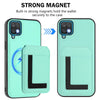 For Samsung Galaxy A12 5G / 4G CX01 Detachable Magsafe Magnetic Card Bag Phone Case(Mint Green)