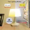 F806 USB White Light / Warm White Light Switch LED Desk Lamp (White)