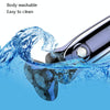 Sportsman SM-530 Electric Men Shaving Knife Multi-Function Base Charging Digital Water Washing Razor, Specification: US Plug(Purple)